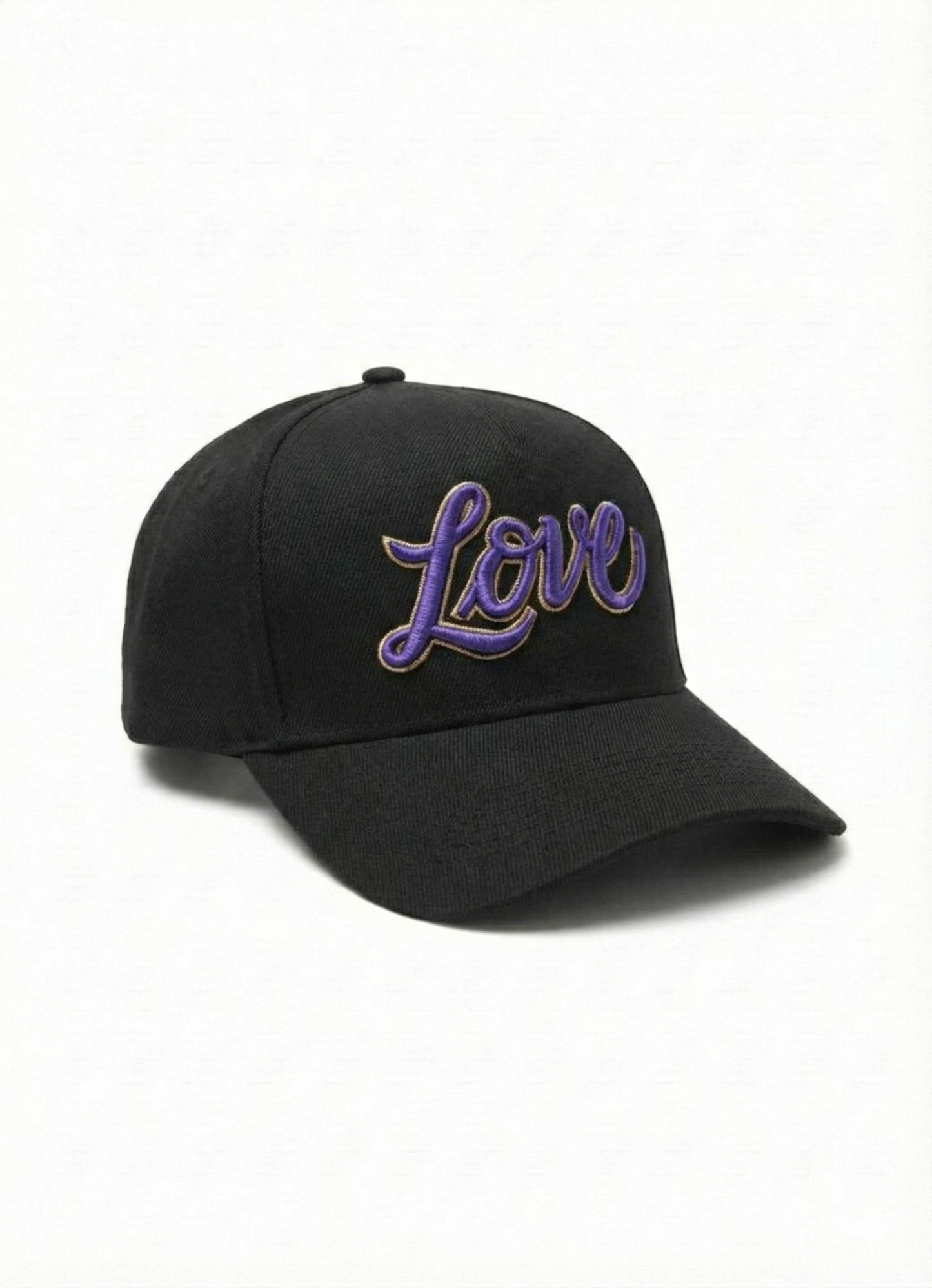 The "Love" A-Frame Black & Purple